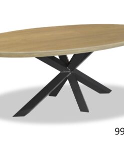 Ovaal met facetrand 6 cm 990